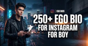250+ Ego Bio for Instagram for Boy