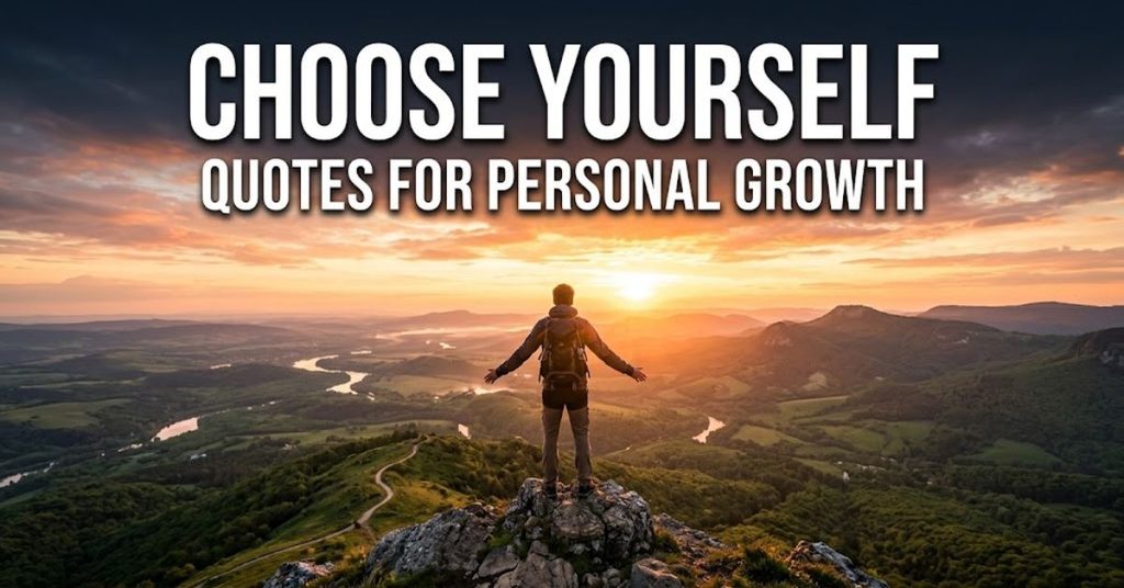 Choose Yourself Quotes for Personal Growth