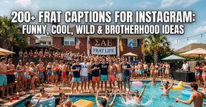 Frat Captions for Instagram