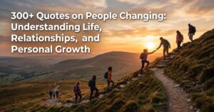 Quotes on People Changing
