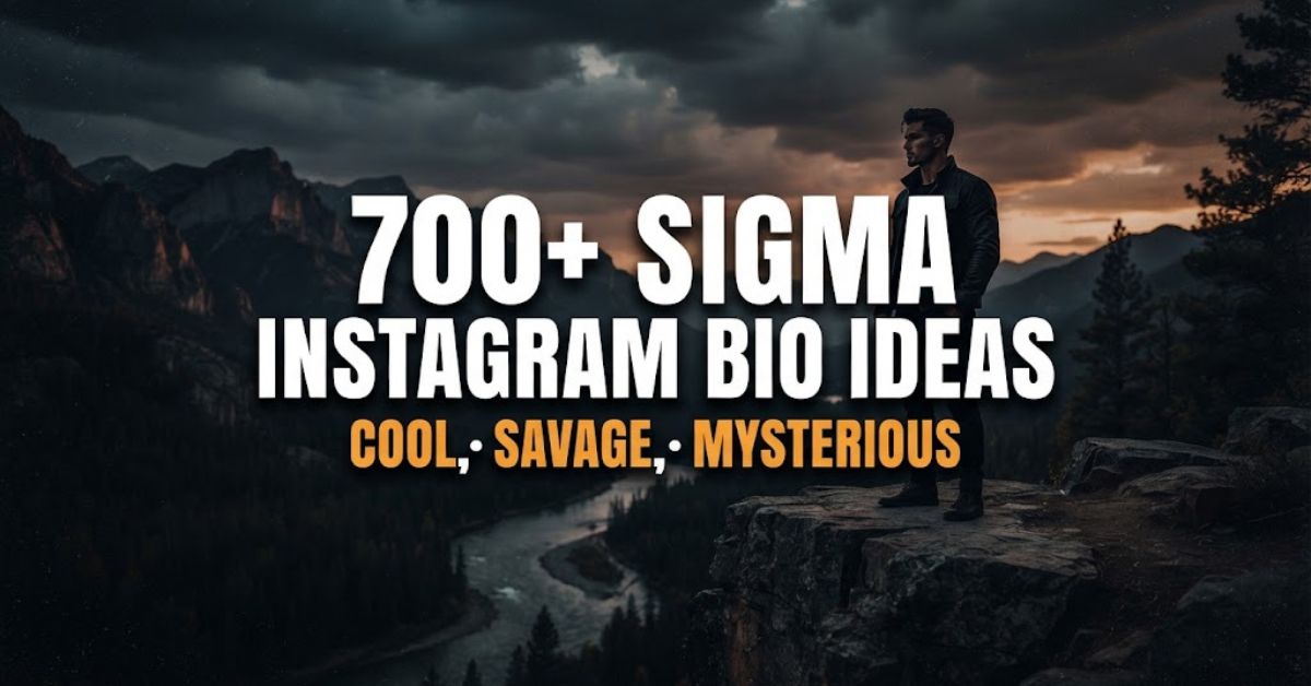 Sigma Instagram Bio